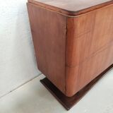 Enfilade art deco in vintage rosewood