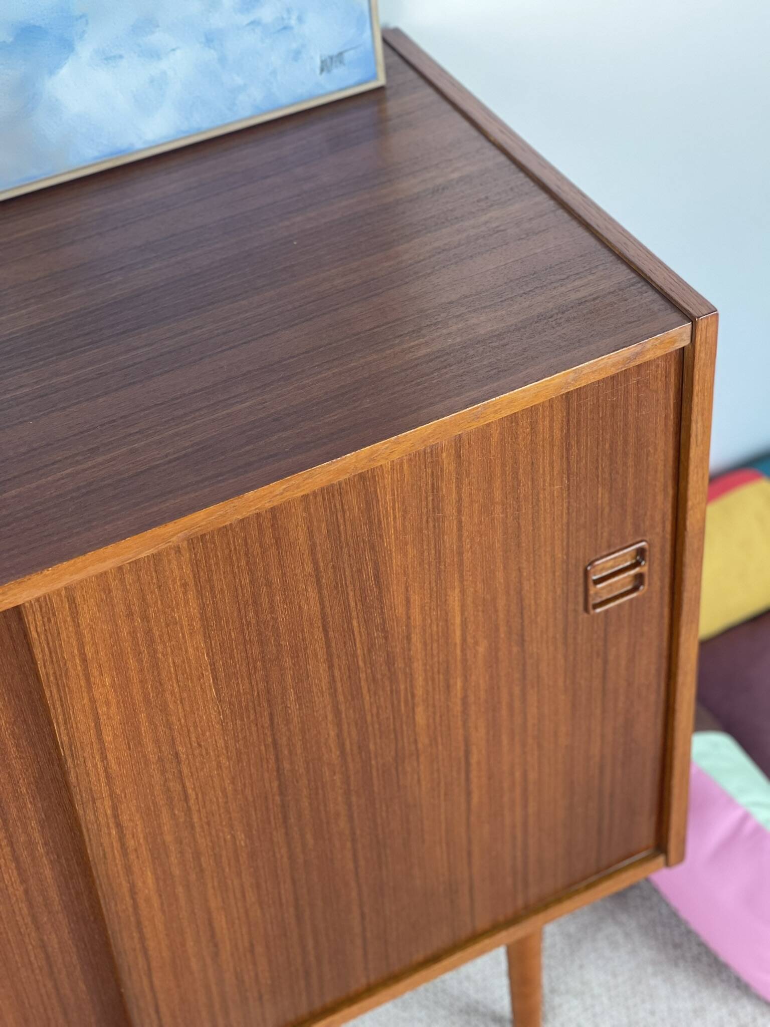 Scandinavian teak sideboard 60'
