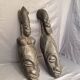 Ancient Pair Mask Helmet Dogon Bambara Mali Ceremony Ritual