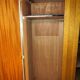 Vintage 2-door wardrobe from the 1950s with compass feet, easy assembly