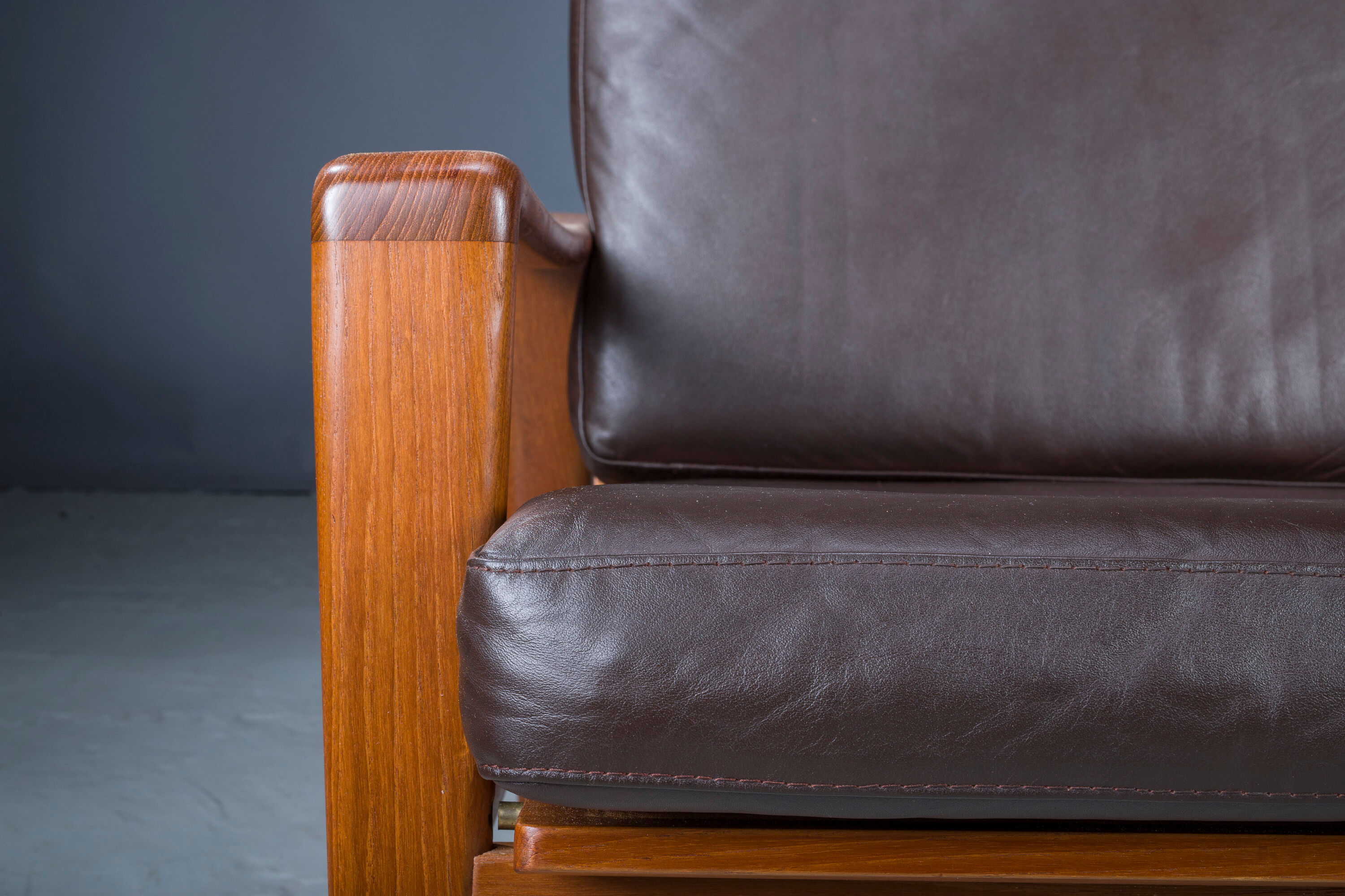 Canapé scandinave en teck du milieu du siècle par Arne Wahl Iversen pour Comfort, Danemark, années 1960