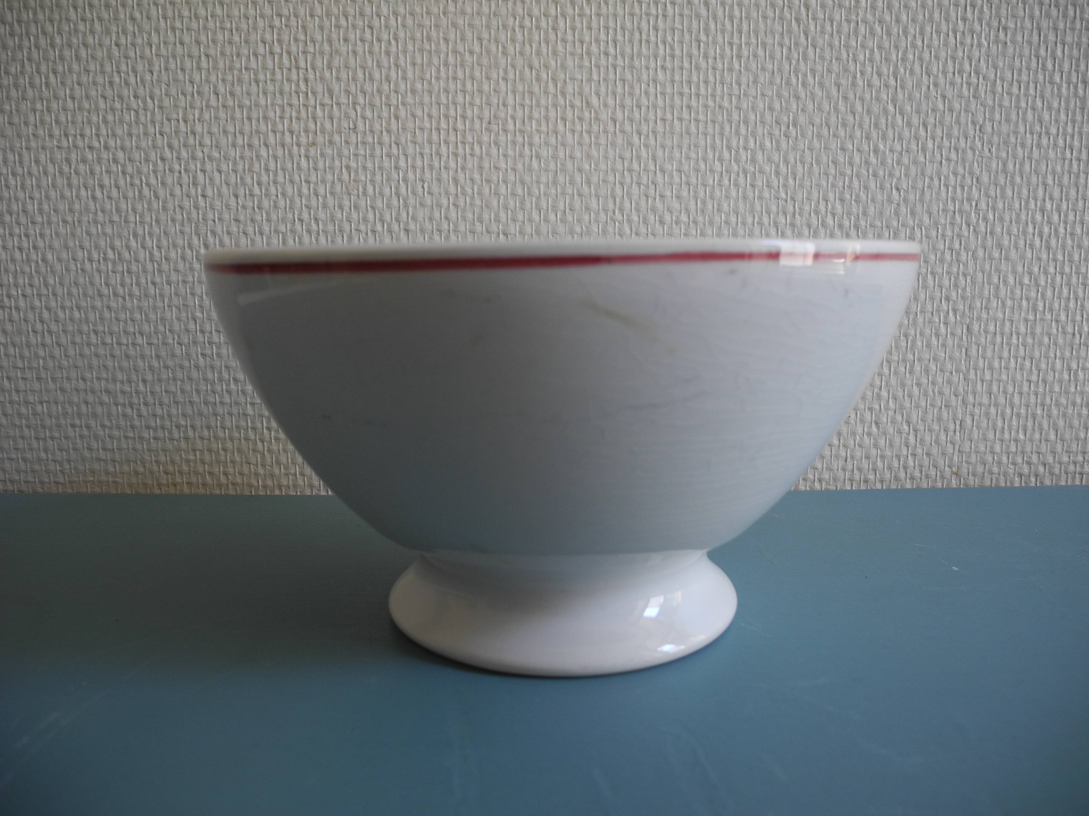 large antique French bowl