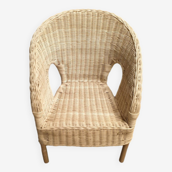 Children's rattan armchair