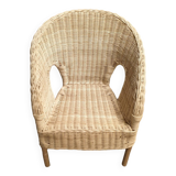 Fauteuil rotin enfant