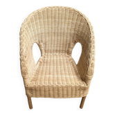 Children's rattan armchair