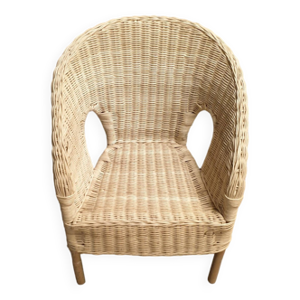 Children's rattan armchair