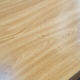 70s table with oak laminate top