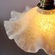 Medusa suspension, speckled Clichy glass 1960