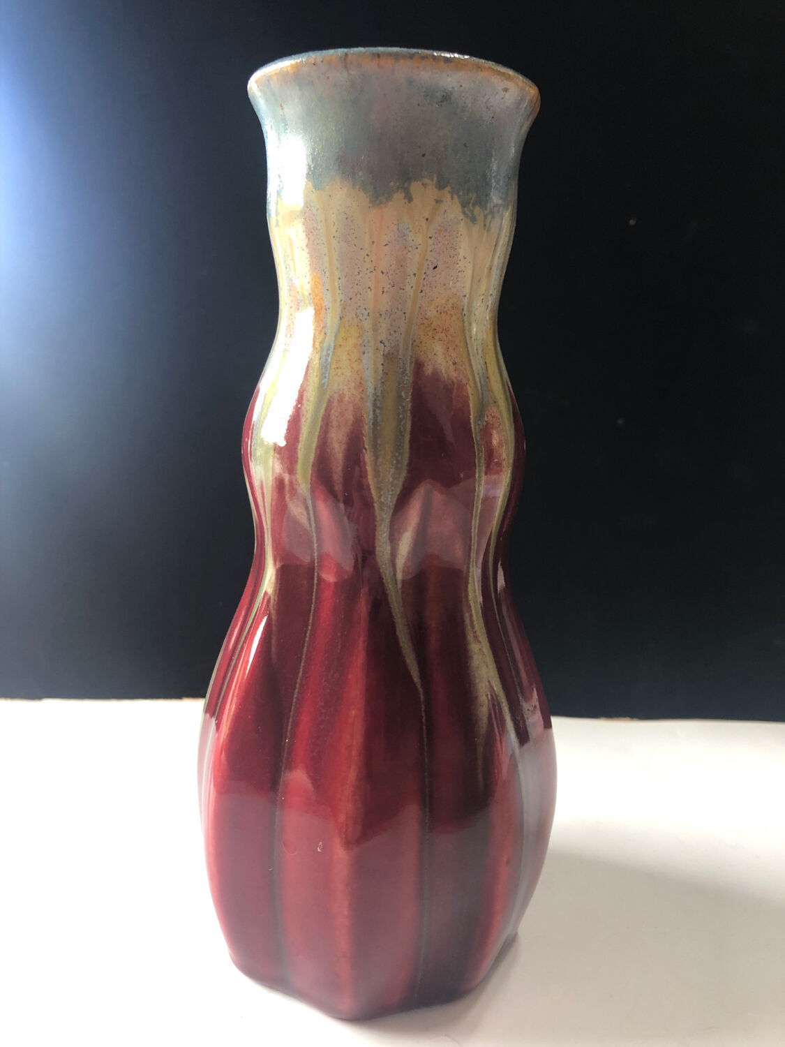 Thulin earthenware vase