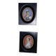 Old miniature paintings ebony frame