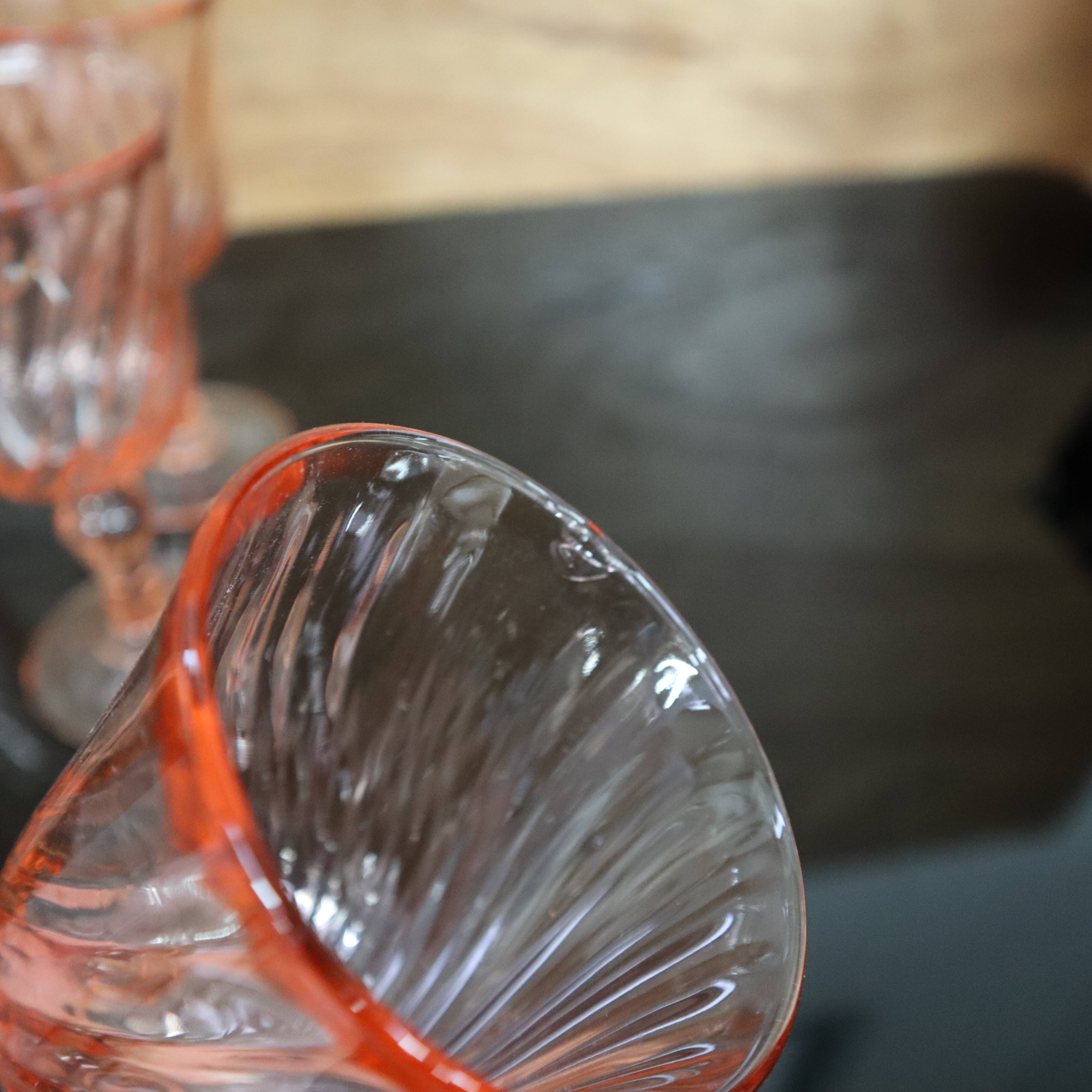6 Rosaline Luminarc Arcoroc red wine glasses