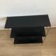 Etagère noire dorée 58x49cm vintage 1960