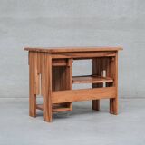 French Petite Wooden Mid-Century Desk