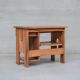 French Petite Wooden Mid-Century Desk