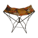 Tabouret camping pliant vintage