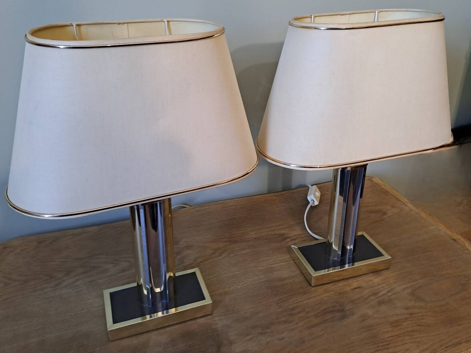 Paire de lampes art déco