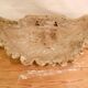 Antique Cement Shell Bird Bath