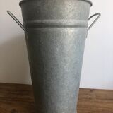 Zinc pot, florist vase