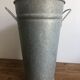 Zinc pot, florist vase
