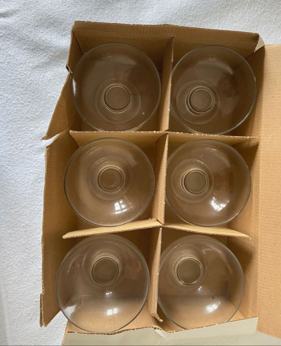 Set of 6 dessert cups