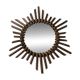 Rattan sun mirror