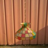 Multicolored mother-of-pearl chandelier