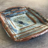 Vide-poche modernist bowl in glazed porcelain stoneware