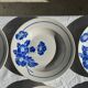 Set of 14 antique deep plates Moulin des Loups Hamage Model Edmond