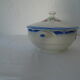 Soupière vegetable flat model Elorn Sarreguemines Digoin faience old