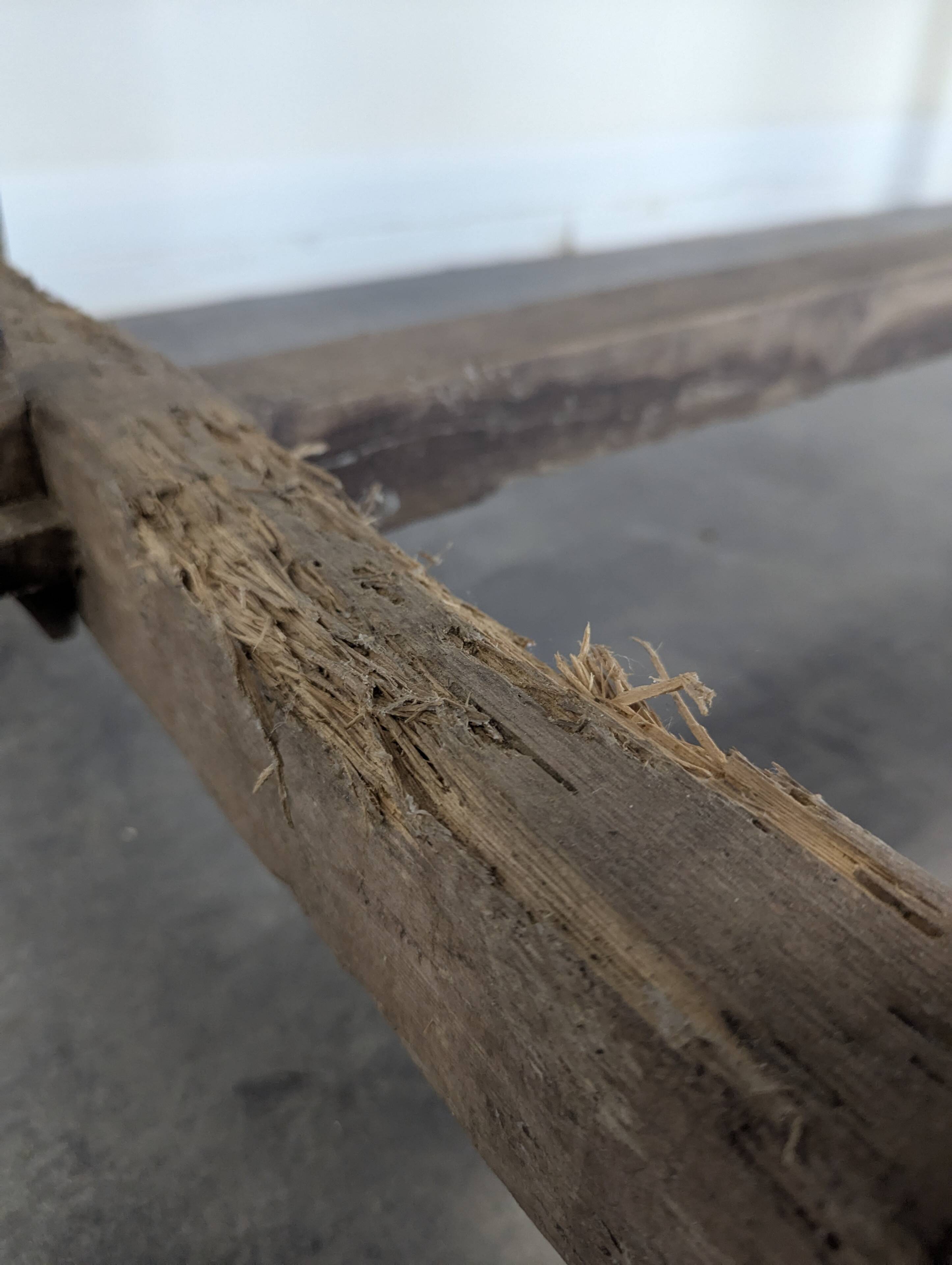 Solid oak farmhouse table