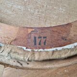 Charles Gislain (1826-1904) - Oil on oval canvas, Portrait of a Woman, 1887