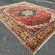 Indo-heriz Serapi Design, Geometric Carpet
