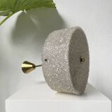 70s granite Perspex pendant light