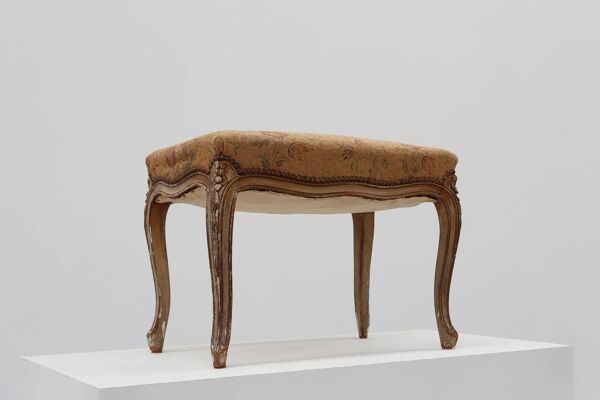 Banc ou tabouret de piano de style Louis XV français du XIXe siècle