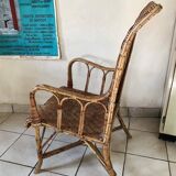 Rattan armchair