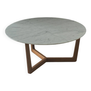 Guéridon / table basse - carrare