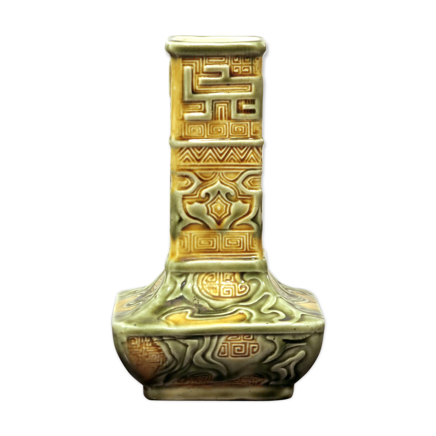 Vase earthenware XlXe hippolyte baker and cie choisy the king