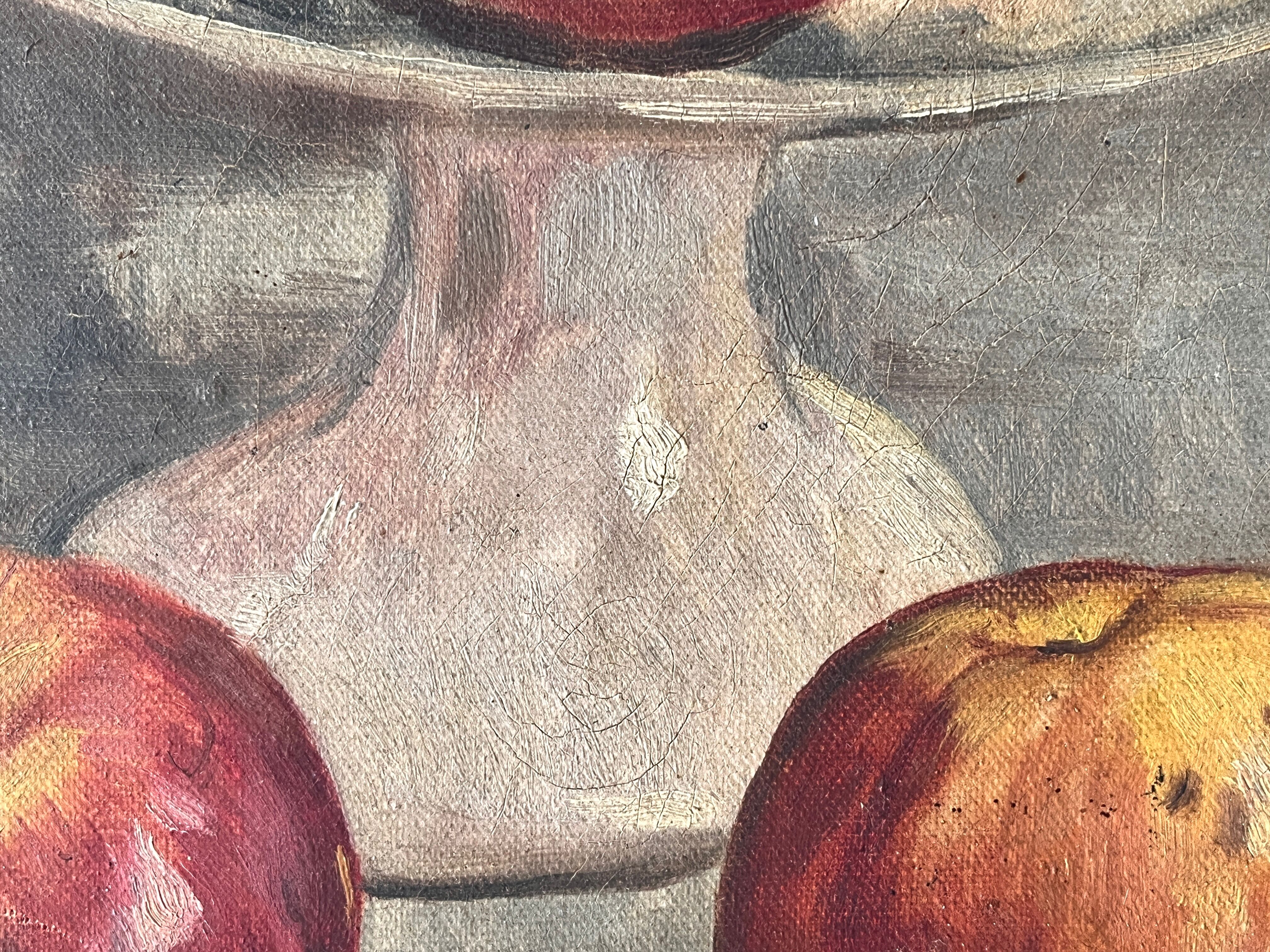 Still Life with Apples circa 1930, oil painting on canvas
