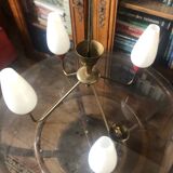 4-light chandelier from the 50s