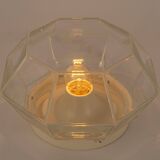 white glass ceiling lights by Limburg, Germany, 1960s.