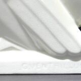 Manufacture de saint-clément, années 1930, paire de serre-livres figurant des pigeons.