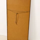 Miroir en palissandre avec épingles en laiton, AM Spejle Danemark, années 1960