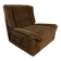Fauteuil lounge Steiner en velours côtelé marron – années 70