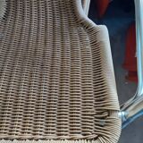 Scoubidou and aluminum chairs
