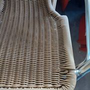 Chaises scoubidou et aluminium