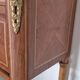 Louis XVI style side table - Marquetry wood and gilded bronze