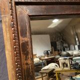 Miroir dans cadre ancien en bois