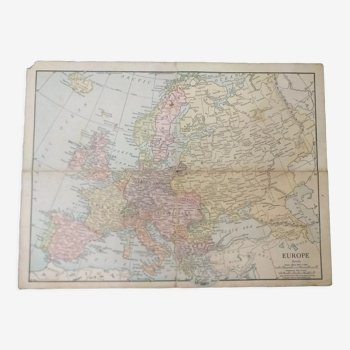 Carte géographique ancienne