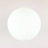 Large Space Age Mushroom Opaline Glass Table Lamp from Limburg, 1960s/1970s