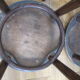 Lot de 4 tabourets bas bistrot